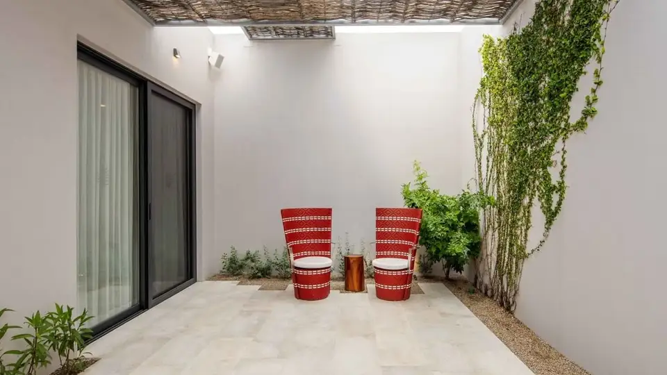 The Club at Solaz, Four-bedroom ocean-view villa: courtyard