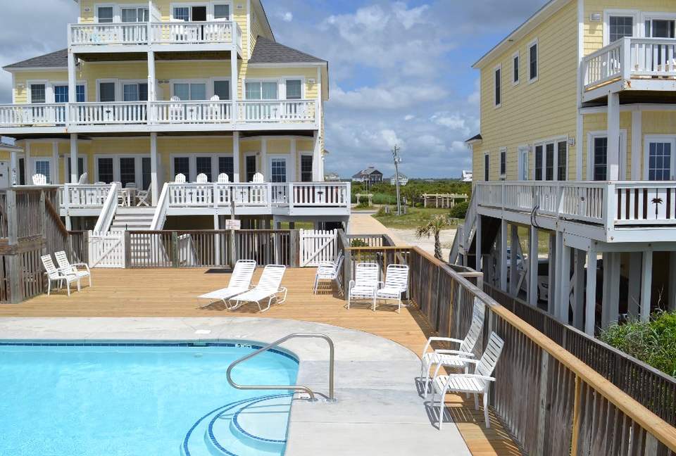 Oceanfront- Heated Pool! Private Hot Tub, North Topsail Beach, North Carolina, United States