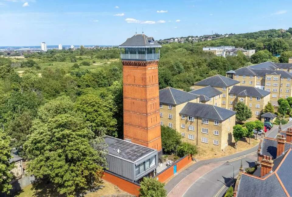 A London Landmark: The Water Tower, Woolwich, London, England, United Kingdom