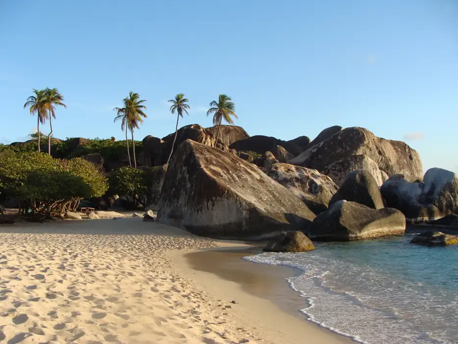 The enormous coastal boulders of The Baths on Virgin Gorda